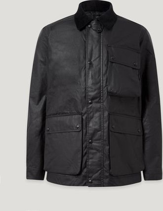 Belstaff Incline Jacket Mens Waxed Cotton Black Size 2XL