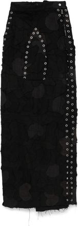 Who Decides War by Ev Bravado Grommet Arch Maxi Skirt