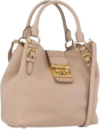 Miu Miu Pre-owned Handbags, female, Pink, Size: ONE SIZE Pre-owned Hand Bag