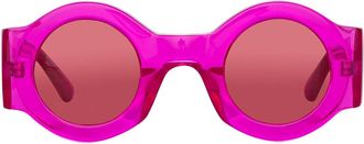 Linda Farrow DRIES VAN NOTEN DVN208 C2 Mens Sunglasses Pink Size 42