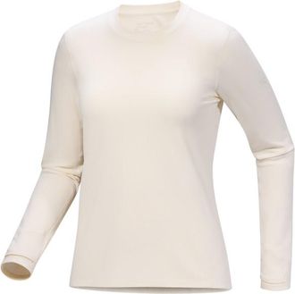 Arc'teryx Taema Thermal Crew L/S Laufshirt für Damen | weiß