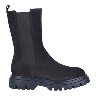 Fru.It Fru.it, Schoenen, Dames, Zwart, 37 1/2 EU, Leer, Chelsea Boots