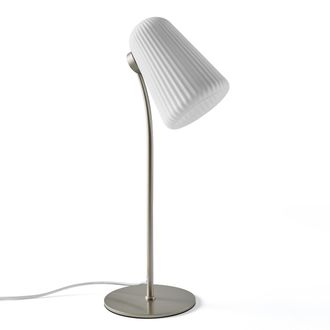AM.PM Lamp in gecanneleerd opaline, Fosca