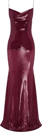 Alex Perry Abito con paillettes - Rosso