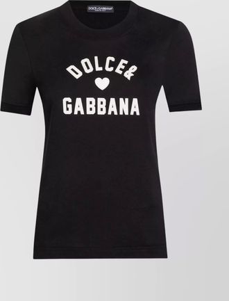 Dolce & Gabbana cotton logo-patch t-shirt