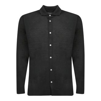 Dell'Oglio Hombre, Camisas, Negro, Talla: 2XL