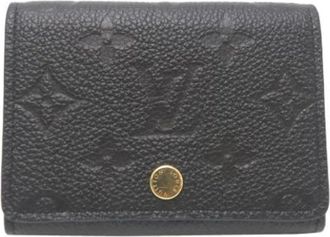 Louis Vuitton Pre-owned Wallets, female, Black, Size: ONE SIZE Pre-owned Canvas Wallet