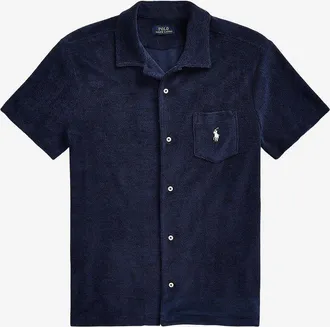 Polo Ralph Lauren Kurzarm-Hemd aus Frottee Pony