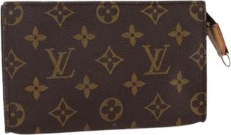 Louis Vuitton Pre-owned Canvas pouches - Dames - Vintage Clutch - Bruin - ONE Size - Vintage