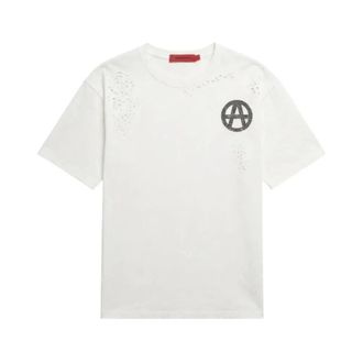 Acupuncture T-Shirts, male, White, Size: XS Anarchy T-Shirt