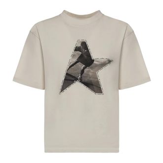 Golden Goose T-Shirts, female, Beige, Size: 2XS Jersey Capsule T-Shirt