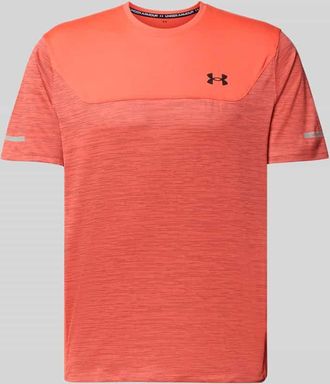 Under Armour Regular Fit T-Shirt mit Logo-Print Modell Utility in Rot, Gr&ouml;&szlig;e XXXL
