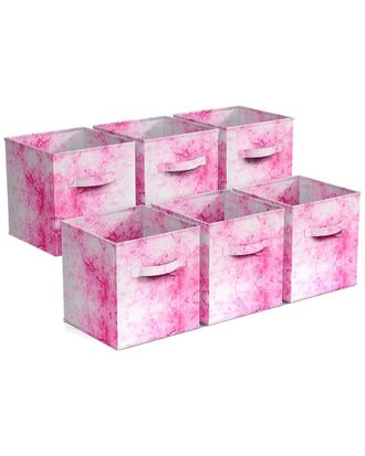 Sorbus 6 Pack 11In Foldable Storage Cubes