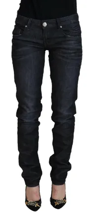 Acht Cotton Low Waist Slim Fit Women Casual blue Womens Jeans