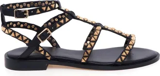 Ash Ash, Schoenen, Dames, Zwart, 36 EU, Leer, Pandora Sandal