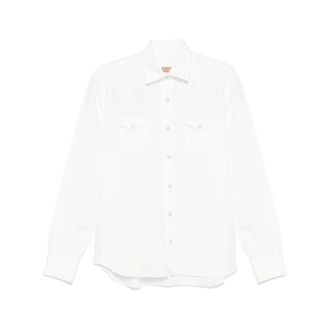 Barba Camicie Bianco-Uomo