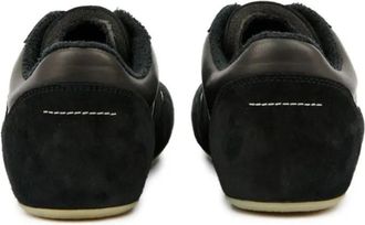 Maison Margiela Low-Top Sneaker - Black Suede Sneaker With Unique Numerical Graphics - Gr. 40 (EU) - in Schwarz - für Damen