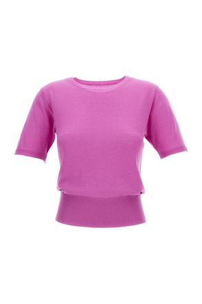 Extreme Cashmere Oleander Pink N.416 Noor Short Sleeve T-Shirt