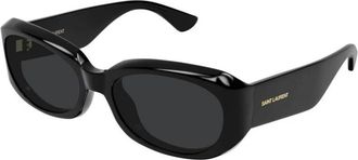Saint Laurent SL 868 Zonnebril - Dames - Accessoires - Zwart - Maat: 57 MM Nylon