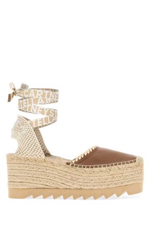 Stella McCartney Brown Gaia Espadrille Wedges