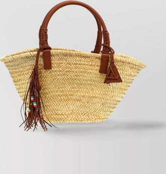 Alanui palm leaf big tote bag