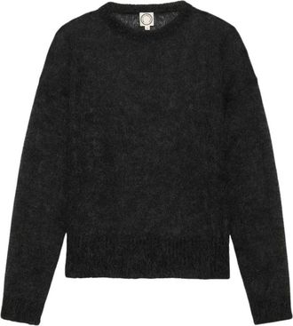 Ines De La Fressange Tim Jumper - Dames - Ronde hals truien - Grijs - S - Wol - Truien & Vesten