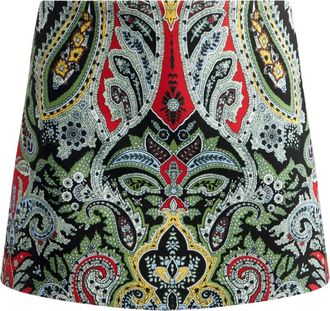 Alice & Olivia Minigonna Mace a vita alta - Verde