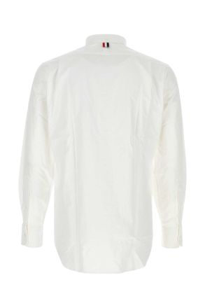 Thom Browne Mens White Oxford Shirt Cotton Camicie