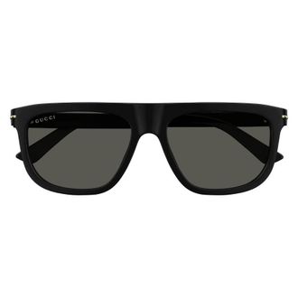 Gucci Grey Browline Mens Sunglasses GG1726S 001 56