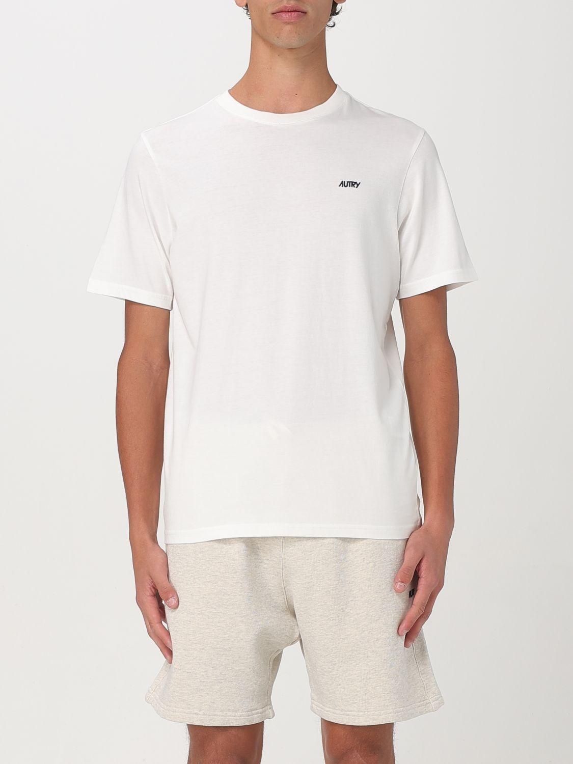 Tシャツ・カットソー AUTRY Men T Shirts TSPM 87CS White AUTRY T-SHIRT LOOSE FIT HEAVY COTTON (Men)