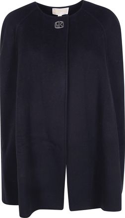 Michael Kors Cape Turn Lock Turn Lock Wool Cape
