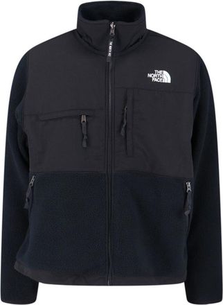 The North Face Teddy Fabric Zip Jacket With High Collar And Contrasting Details