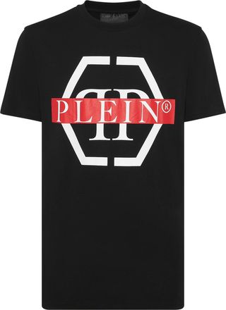 Philipp Plein Round Neck T-Shirt PP Tape