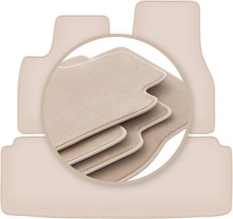 OEM Alfombrillas Beige Premium Para: Tesla Model S Ii Sed&aacute;n 2016