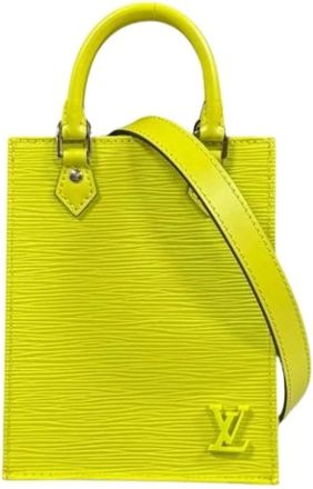 Louis Vuitton Pre-owned Cross Body Bags, female, Yellow, Size: ONE SIZE Pre-owned Epi Shoulder Bag