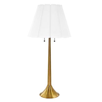 Ballard Designs Carson Kressley Lancaster Buffet Lamp with Fluted Box Pleat Shade - Ballard Designs