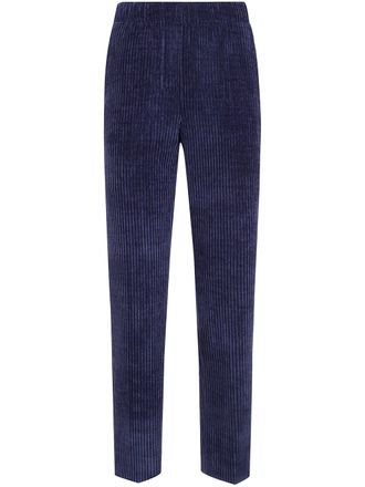 Anneclaire Pants Blue Corduroy Trousers