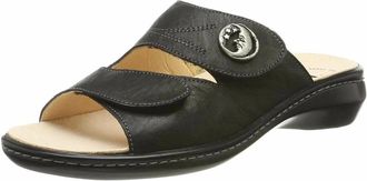 Think Slippers - Dames - Schoenen - Zwart - Maat: 41 EU Leer