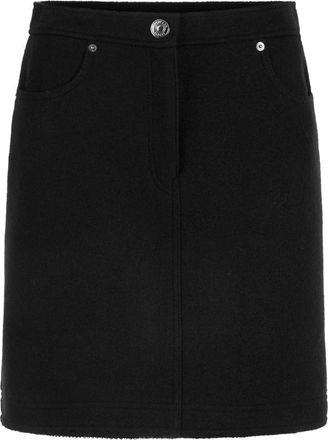 Marc Cain Rokken, Dames, Zwart, XL, Wol, Minirok
