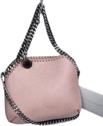 Stella McCartney Stella Mccartney Pink Leather Handbag Shoulder Bag Tote Bag (Pre-Owned)
