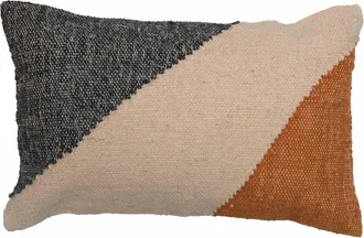 Creative Co-op Woven Cotton Blend Lumbar Pillow In Multi