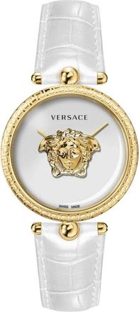 Versace Horloges - Dames - Horloges - Wit - ONE Size - Leer - Accessoires
