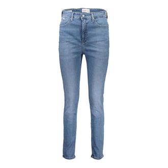 Calvin Klein Cotton Skinny Jeans with Logo Detail