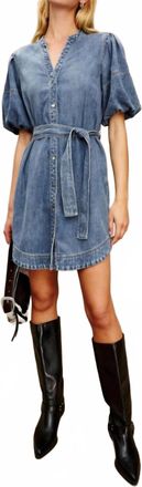 Rails Kingsley Mini Dress In Antique Blue