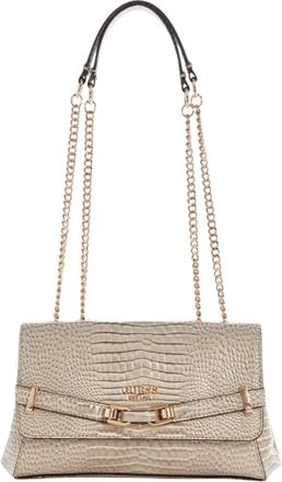 Guess Silvye Convertible Xbody Flap - Bags - Mujer - Beige - ONE SIZE