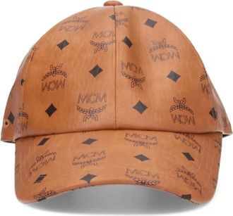 MCM Cappello da baseball Visetos con monogramma - Marrone