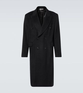 Our Legacy Whale double-breasted mohair-blend coat