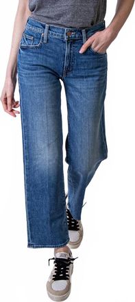 Mother The Mid Rise Rambler Zip Ankle Jean In Tambourine Man