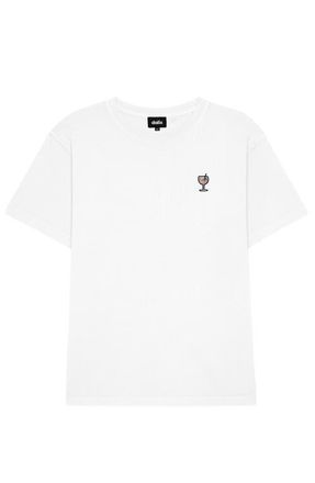 Dalix Mens Spritz Midweight Garment Dye Tee in White at Nordstrom, Size Xxx-Large