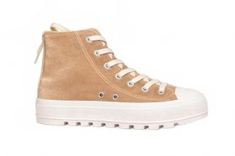 Corkys Footwear Womens Hunky Dory Sneaker In Tan Velvet